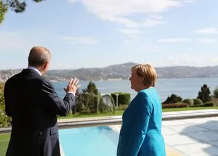 Almanya Şansölyesi Angela Merkel’den Türkiye’ye veda ziyareti! Başkan Erdoğan ile Boğaz’ı izlediler
