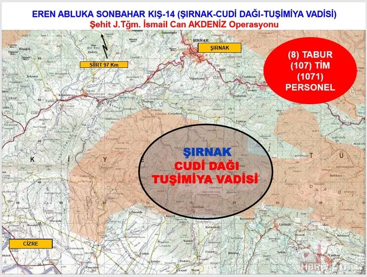 Şırnak ablukada: Operasyon başlatıldı! 1071 personel katılıyor