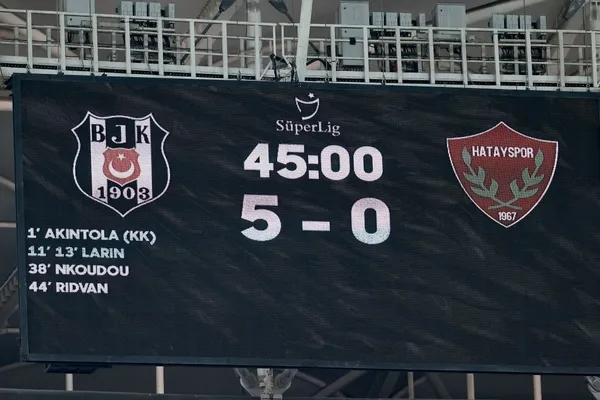 Kartal şampiyonluğa kanatlandı | Beşiktaş 7-0 Hatayspor MAÇ SONUCU - ÖZET