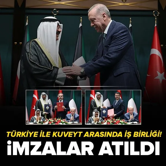 Kuveyt Emiri Şeyh Meşal Türkiye’de! Türkiye ile Kuveyt arasında çeşitli alanlarda dev anlaşmalar