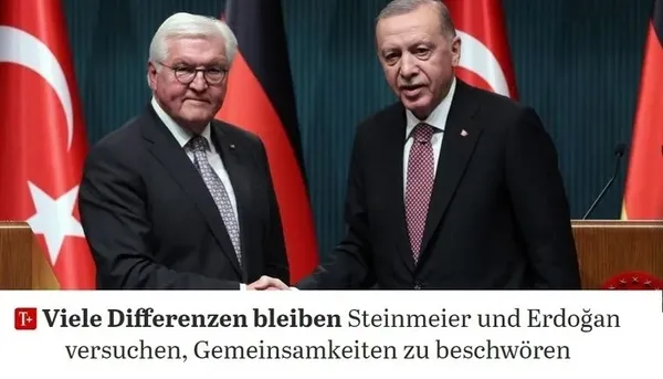 Steinmeier görüşmesinin ardından Alman basınından Başkan Erdoğan sözleri: Daha cesur