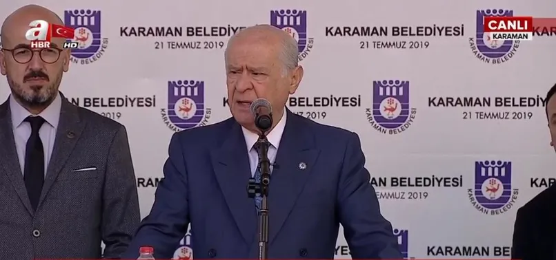 BAHÇELİ: AMAÇ İĞRENÇTİR, KÖTÜ NİYETTİR