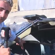 Giresunda yaşanan sel felaketinde mucize kurtuluş! Araca inşaat demiri saplandı