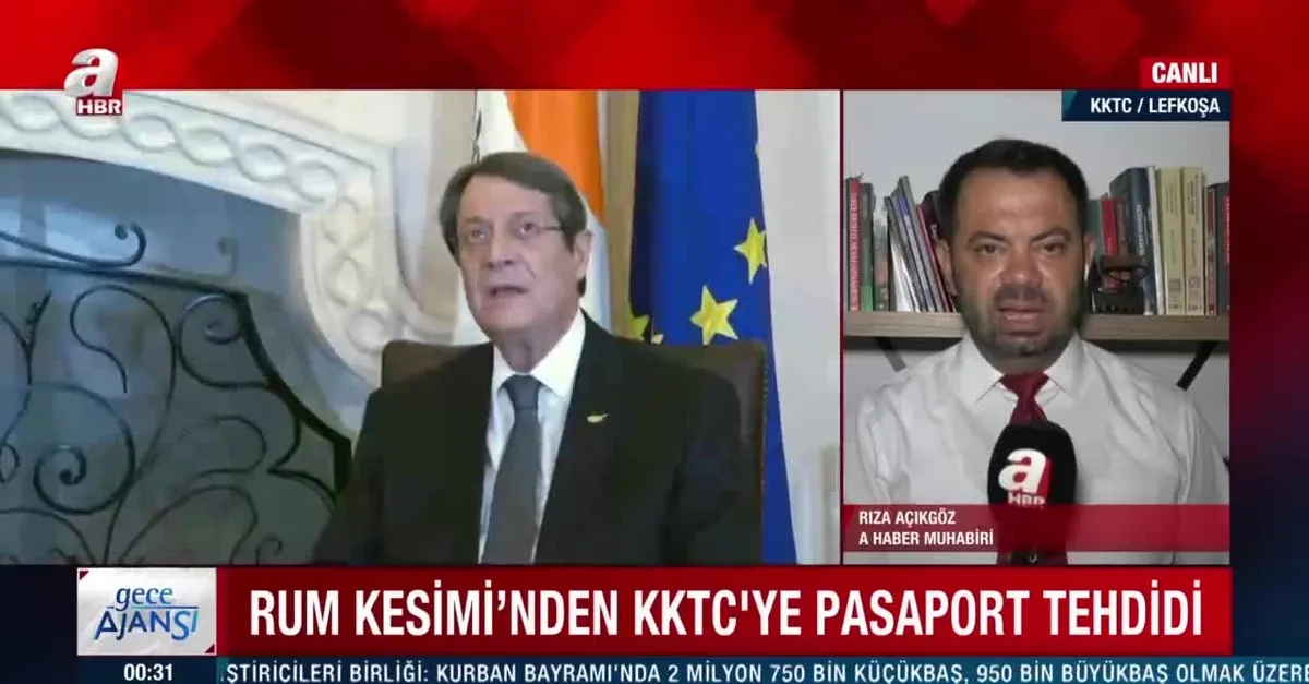 Güney Kıbrıs Rum Kesimi'nden Türklere yönelik küstah tehdit