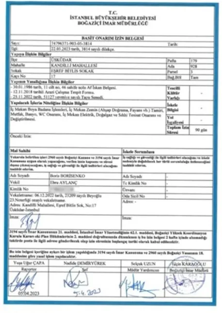 Vaniköy skandalında İBB'den evrakta sahtecilik! Bakanlık denetimini beklediler: 16 Ağustos dediler gerçek 22 Ağustos çıktı | ahaber.com.tr o belgeye ulaştı - 15