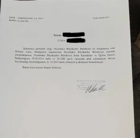 DEM Partili belediyeden skandal! 1 günde 52 kişiyi işten çıkarıldı