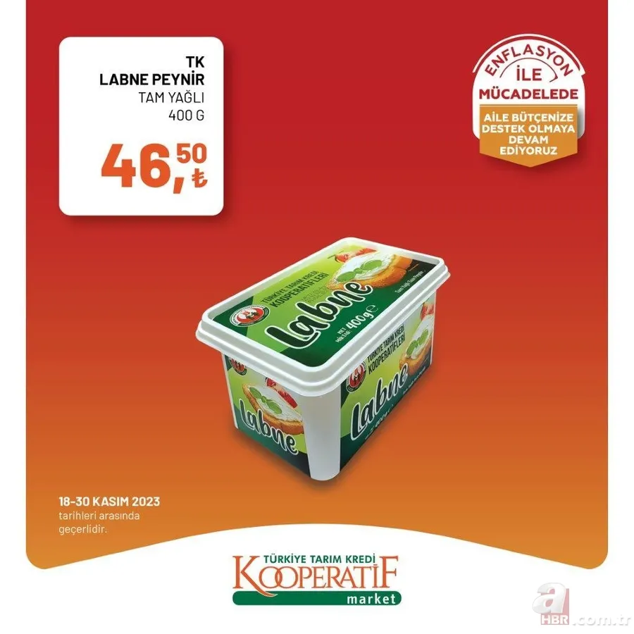 Tarım Kredi Market Kasım indirimleri bitiyor! Tost peyniri, sıvı deterjan, tuvalet kağıdı, domates salçası ve dana kıyma kaç TL’ye satılıyor? 25