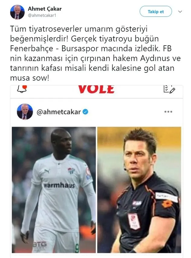 Ahmet Çakar'dan Fenerbahçe-Bursaspor yorumu: Tiyatroyu bugün izledik - 1