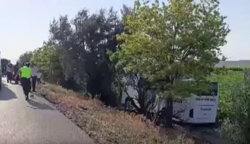 Konya’da yolcu otobüsü yoldan çıktı: 7 yaralı
