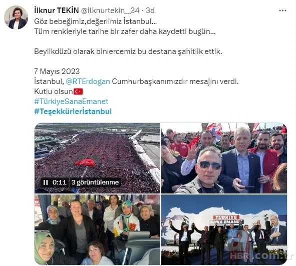 Başkan Recep Tayyip Erdoğan’dan “Teşekkürler İstanbul” mesajı! “Tweet altında paylaşalım…”