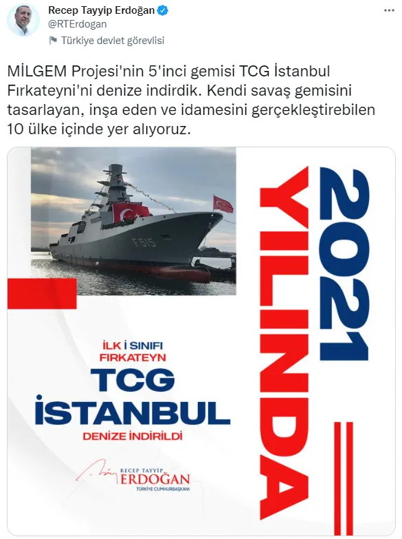 Son dakika: Türkiye 2021'de neler yaptı? Başkan Recep Tayyip Erdoğan tek tek paylaştı - 20