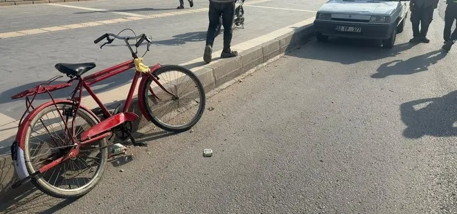 Otomobil bisikletle çarpıştı: 1 yaralı