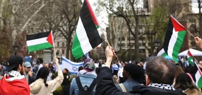 ABD sokaklarında Gazze protestosu