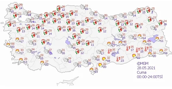 Meteoroloji İstanbul ve Ankara için tarih vererek uyarıda bulundu! Şiddetli bir şekilde geliyor - 5
