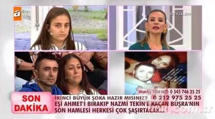 Esra Erol canlı yayınında tüm Türkiye’ye duyurdu! Eşini bırakıp başkasına kaçan Büşra neye uğradığını şaşırdı