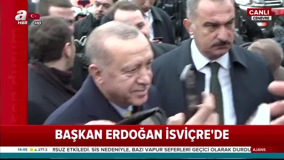 Başkan Erdoğan Cenevre’de