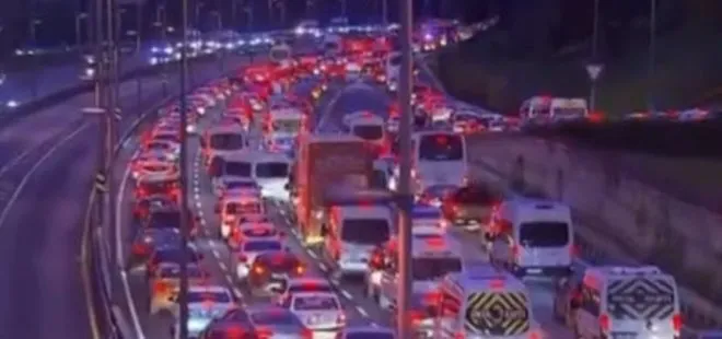 İstanbul’da sabah trafiği! İşte trafik yoğunluk haritasında son durum