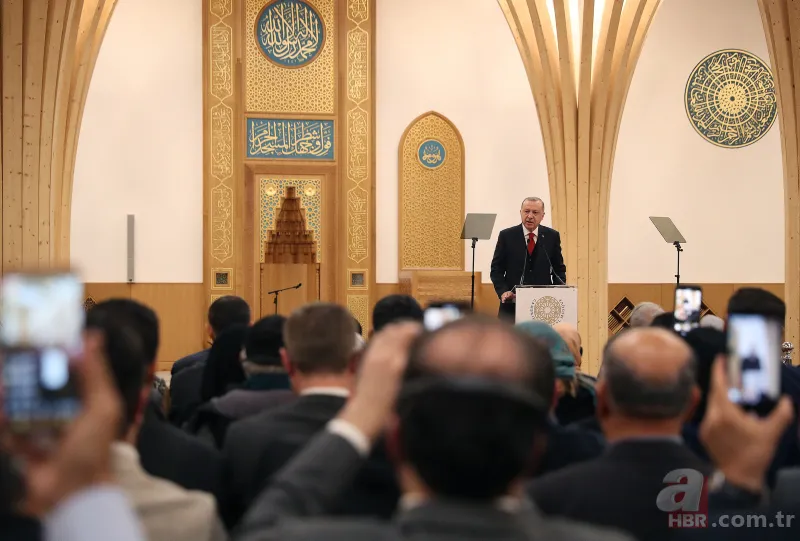 Başkan Erdoğan İngiltere'deki Cambridge Camisi'ni açtı 19