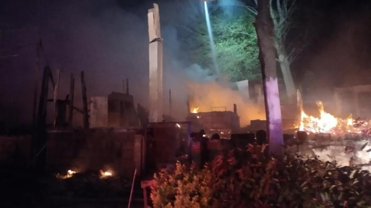 Şile'de 6 restoranda korkutan yangın: 3 kişi yaralandı