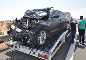 AK Parti Milletvekili Abdulkadir Yüksel trafik kazası geçirdi