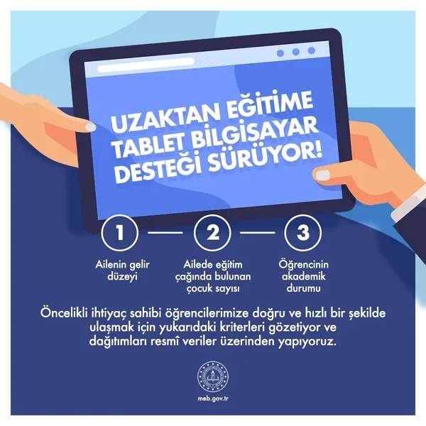 Milli Eğitim Bakanı Ziya Selçuk’tan tablet bilgisayar dağıtımı açıklaması: 4. faz başladı