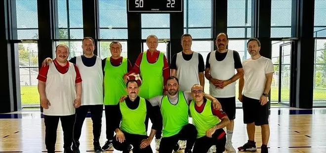 Başkan Recep Tayyip Erdoğan basketbol maçı yaptı! Mustafa Varank o anları paylaştı