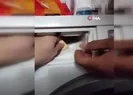 Çamaşır makinesinin deterjan bölümüne gizlemişler!