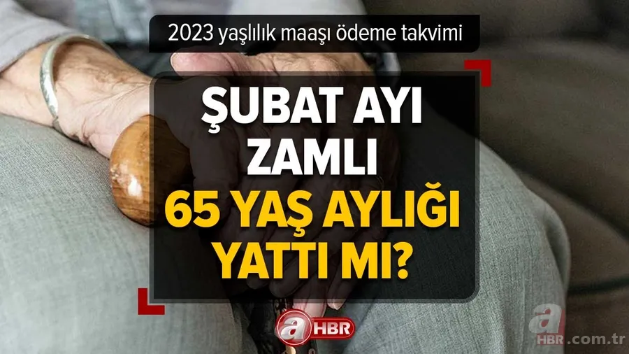 Şubat ayı YAŞLILIK MAAŞI yattı mı, ne zaman yatacak? Kimler alabiliyor? Zamlı 65 yaş aylığı 2023 ÖDEME TAKVİMİ 1