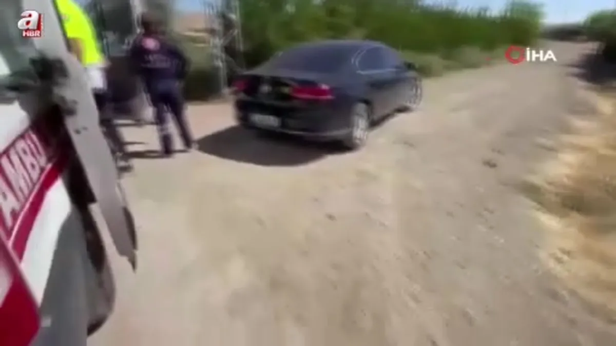Elazığ’da araç direğe çarptı: 1 yaralı