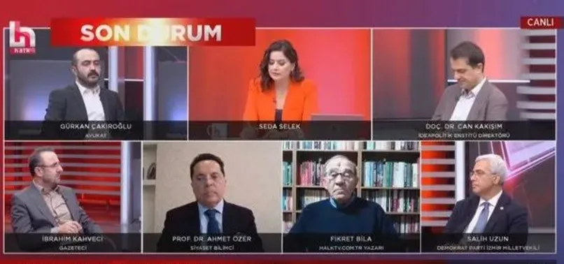 Canlı yayında AK Partililere hakaret etti! Halk TV yorumcusu İbrahim Kahveci haddini aştı