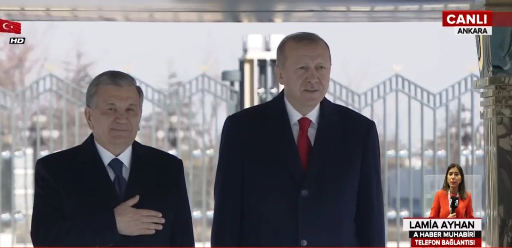 Son Dakika Ozbekistan Cumhurbaskani Sevket Mirziyoyev Ankara Da Baskan Erdogan Resmi Torenle Karsiladi