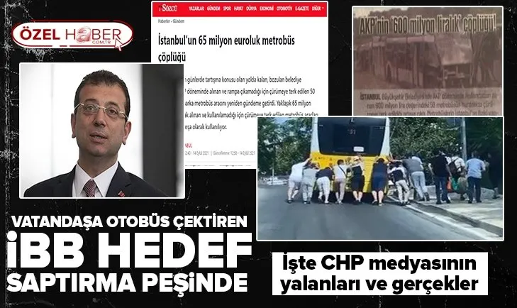 CHP’li İBB’den hedef saptırma çabası: AK Parti döneminde alınan metrobüslere saldırdılar! İşte CHP’nin yalanları ve gerçekler