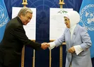 Emine Erdoğan ve Guterres’ten iyi niyet beyanı