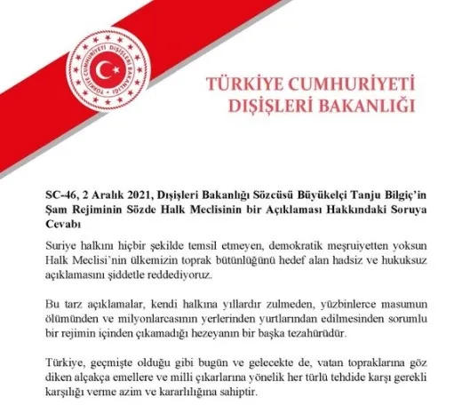 Son dakika: Türkiye’den Şam rejimine çok sert Hatay yanıtı