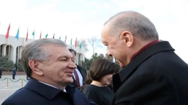 Başkan Recep Tayyip Erdoğan Özbekistan’da
