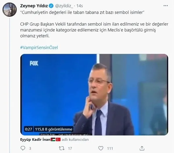 Son dakika: AK Parti'den CHP'li Özgür Özel'e sert tepki! Merve Kavakcı’nın kızı Fatma Gülham Abusahanab’a "vampir" demişti - 7