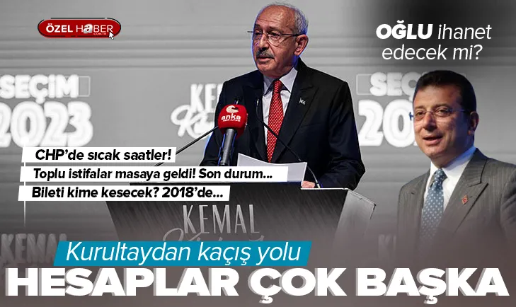 CHPde toplu istifa teklifi!