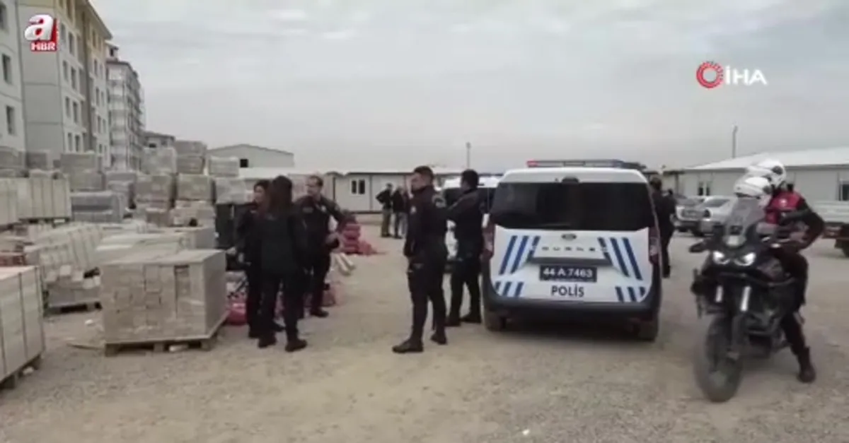 Malatya'da şantiyede sopalı-bıçaklı kavga