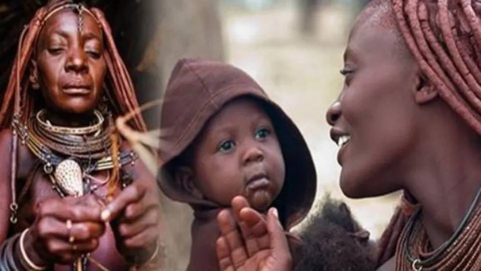 Dünyanın en ilginç kabilesi! Himba kabilesinin kadınları hamile kalmak için...