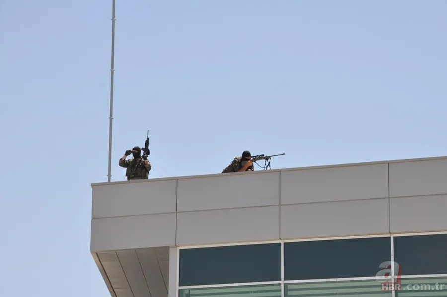 Keskin nişancılar jet üssünde 'kuş uçurtmuyor' 11