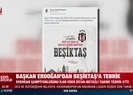 Başkan Erdoğan’dan şampiyon Beşiktaş’a tebrik