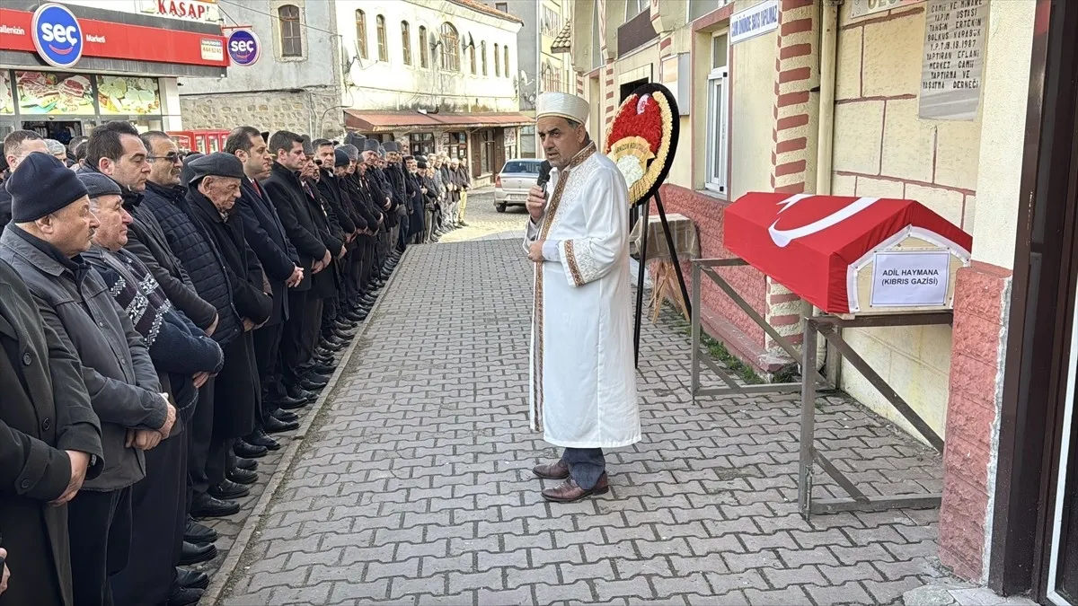 Karabük'te Kıbrıs gazisi Haymana son yolculuğuna uğurlandı