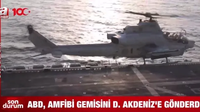 ABD, amfibi gemisini Doğu Akdeniz'e yönlendirdi