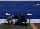 Canlı yayında bayıldı