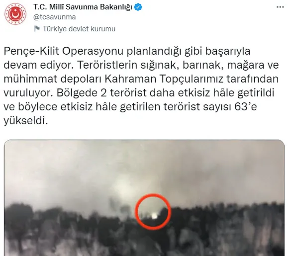 Son dakika: Pençe-Kilit Operasyonu'nda 2 terörist daha etkisiz hale getirildi - 1
