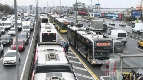 Bakırköy’de arıza yapan metrobüs uzun kuyruklara sebep oldu! Vatandaş yine mağdur