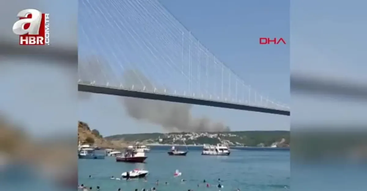 İstanbul Beykoz'da korkutan orman yangını