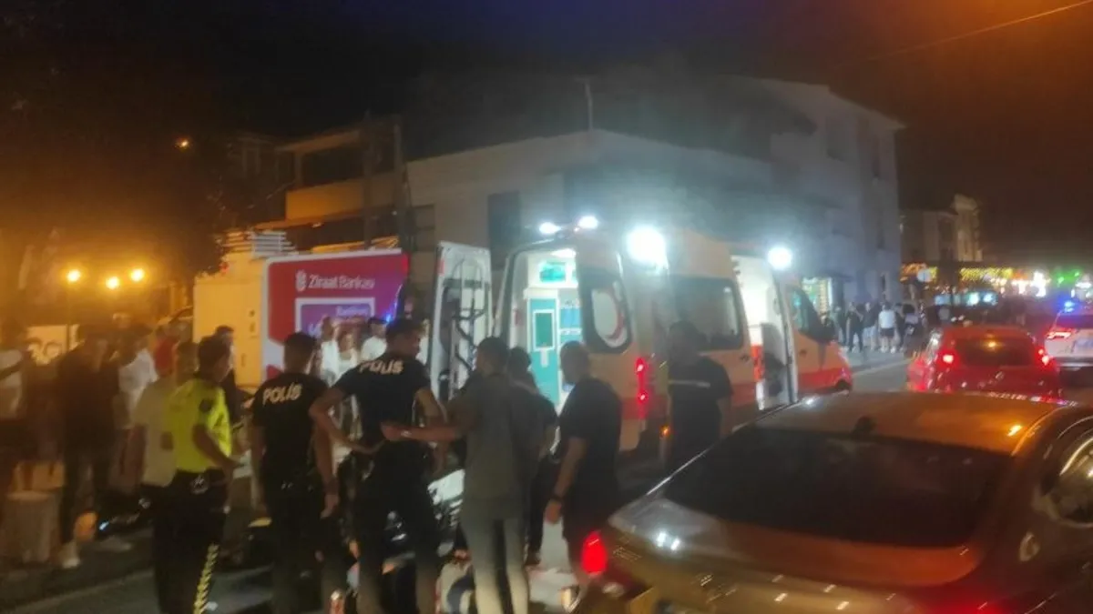 Tekirdağ'da korkunç kazadan kaskı sayesinde kurtuldu