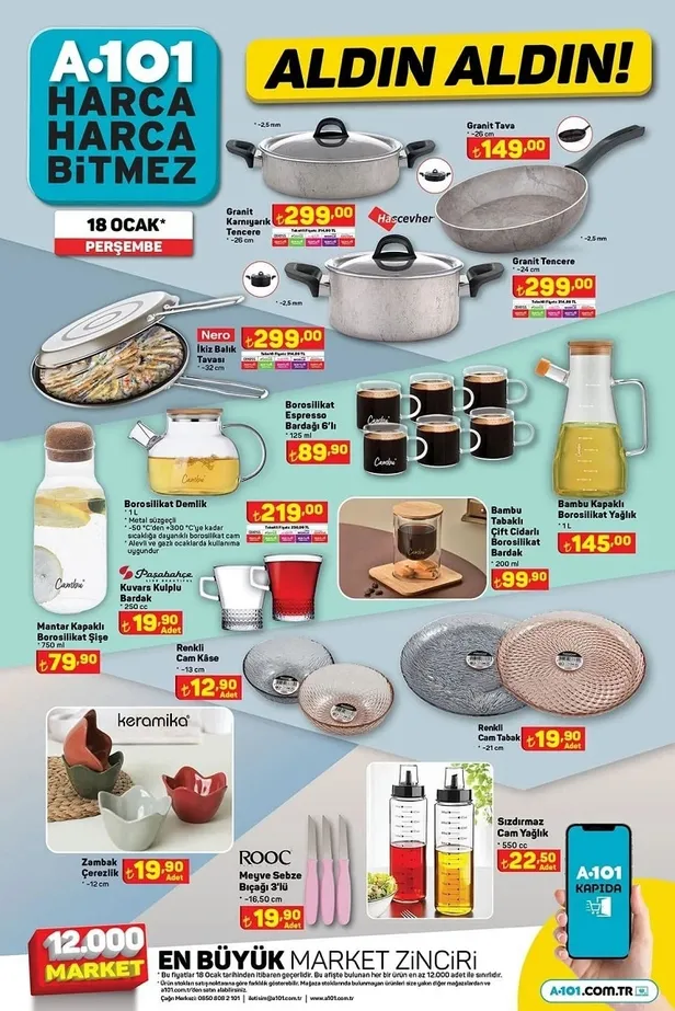 19 Ocak A101 aktüel ürünler kataloğu! A101’de Akıllı TV, Canon yazıcı, Elektrikli Motor, Kiwi hava nemlendirici cazip fiyatlarla satışta