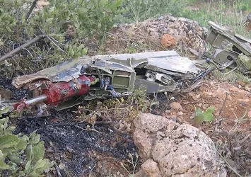 Ukrayna'da askeri uçak düştü